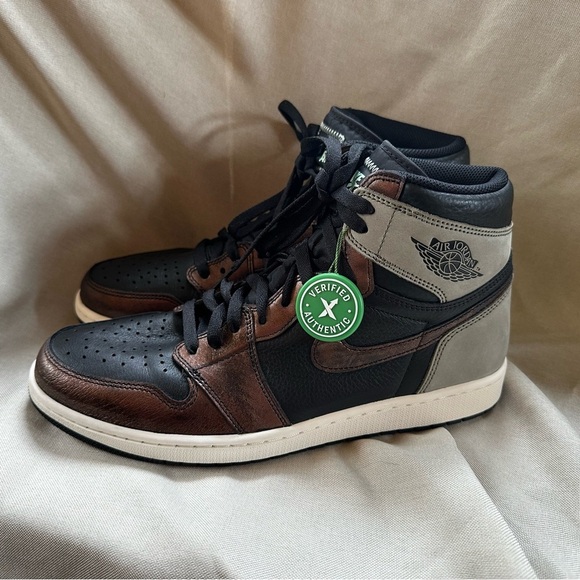 Nike Air Jordan 1 Retro High OG Patina/Rust Shadow Sneakers Size 12 New W/O Tag - Picture 2 of 15